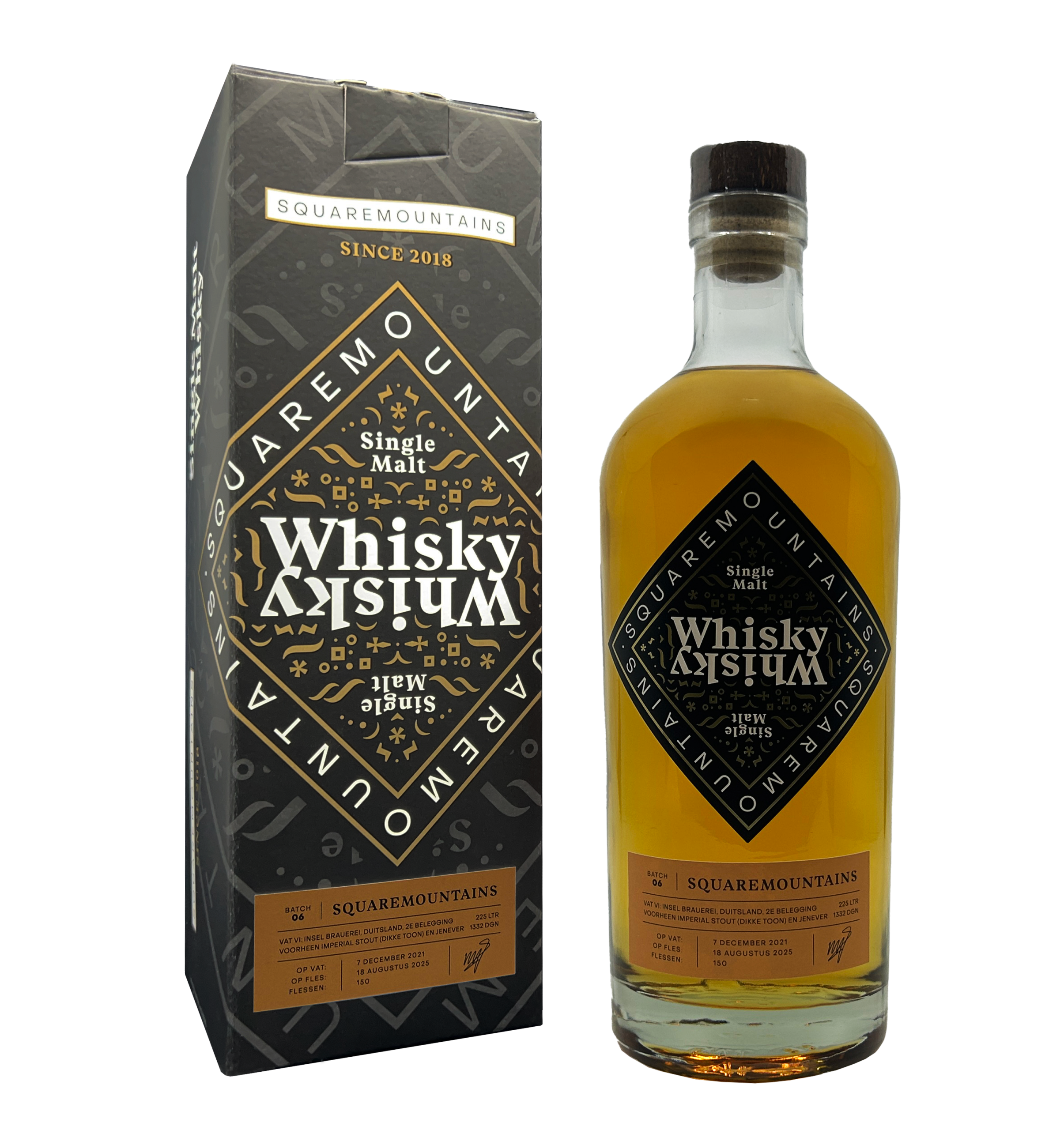 Squaremountains Whisky Batch 06 vat Insel Brauerei