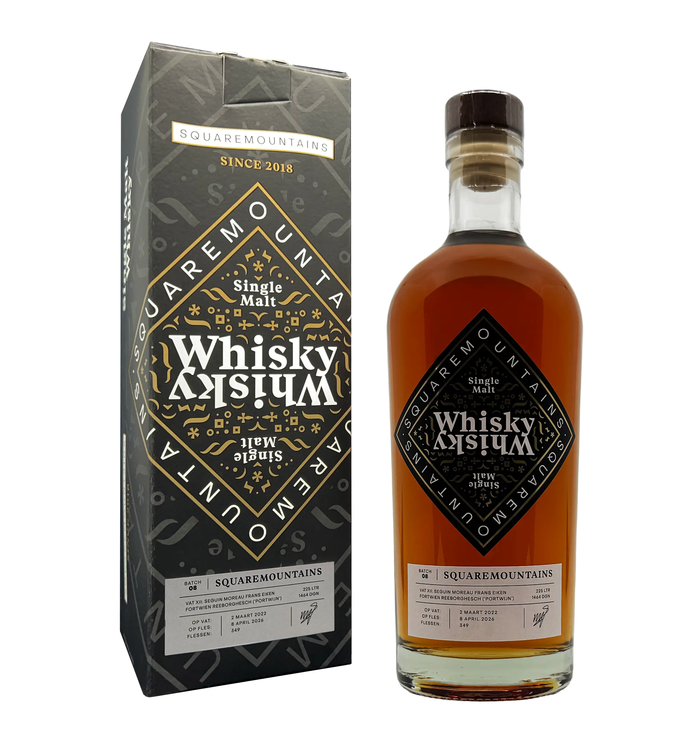 Squaremountains Whisky batch 08 Reeborghesch