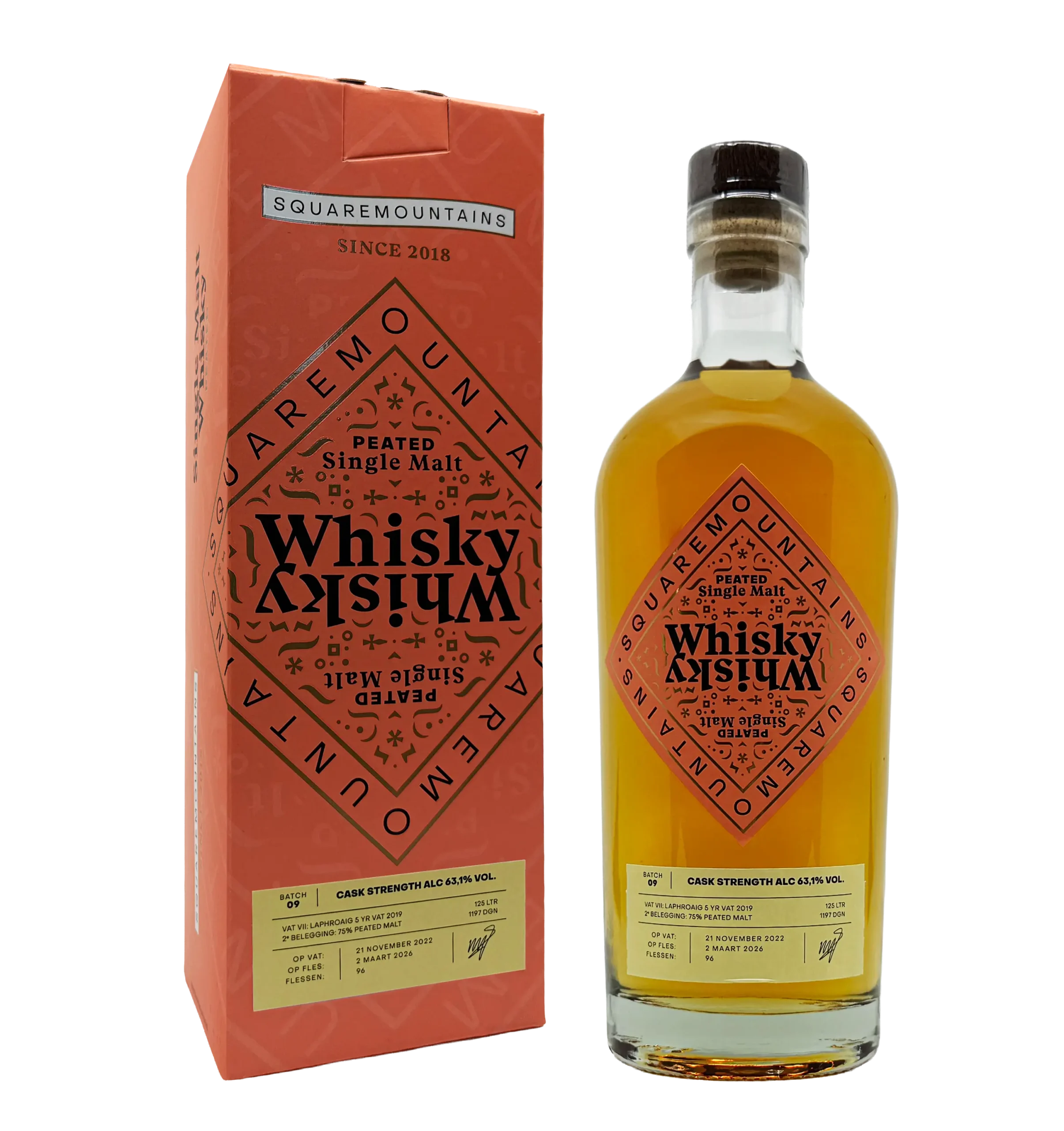 Squaremountains Peated Whisky Batch 09 Laphroaig-vat